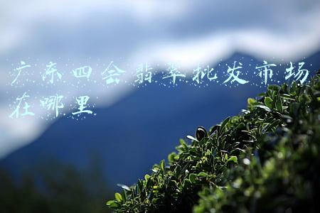 广东四会翡翠批发市场在哪里