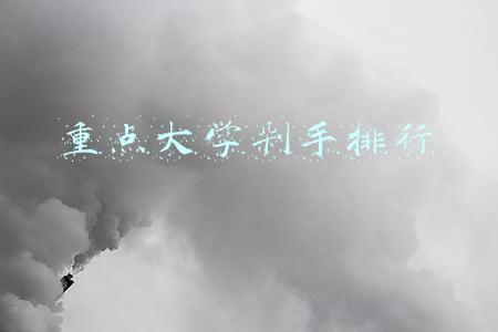 重点大学剁手排行