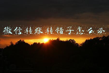 微信转账转错了怎么办