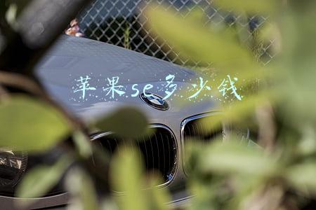 苹果se多少钱