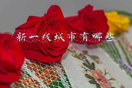 新一线城市有哪些