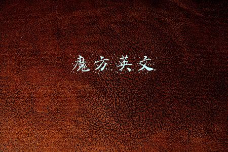 魔方英文