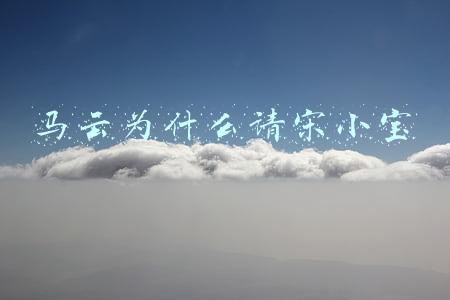马云为什么请宋小宝