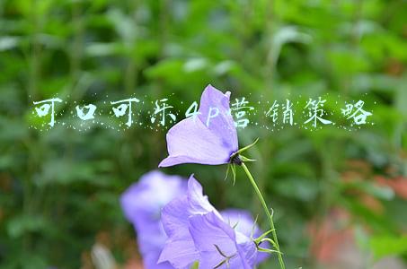 可口可乐4p营销策略