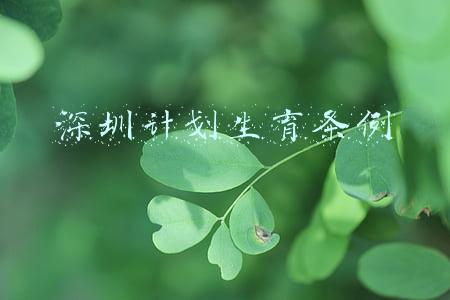 深圳人口与计划生育条例(#普法行动# 产假知多少)