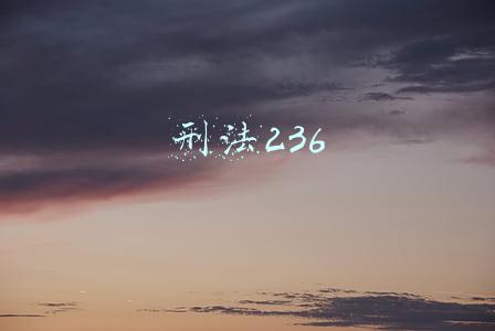 刑法236