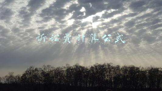 诉讼费计算公式