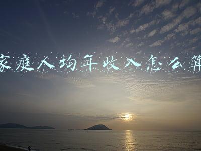 家庭人均年收入怎么算