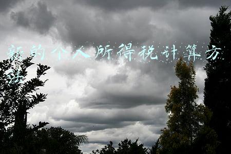 新的个人所得税计算方法