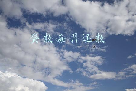 贷款每月还款