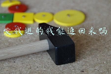 爱钱进的钱能追回来吗
